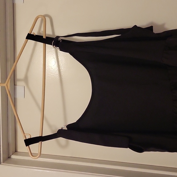 Black Shein Curve A line Dress - Picture 3 of 4